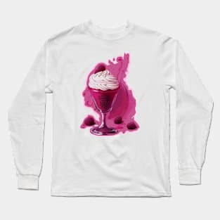 Raspberry sorbet splash Long Sleeve T-Shirt